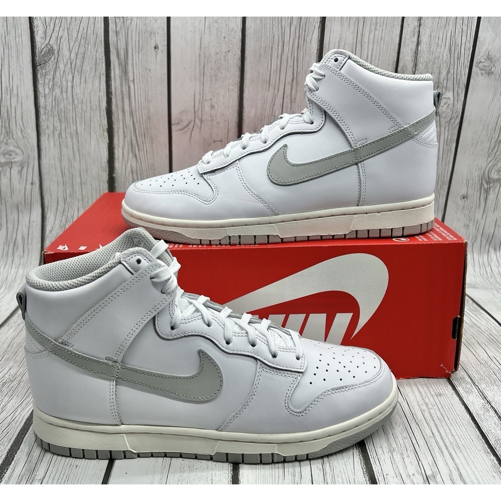 Nike Women's Dunk High Grey Fog Size 8.5 / Men's Size 7 DD1869-111